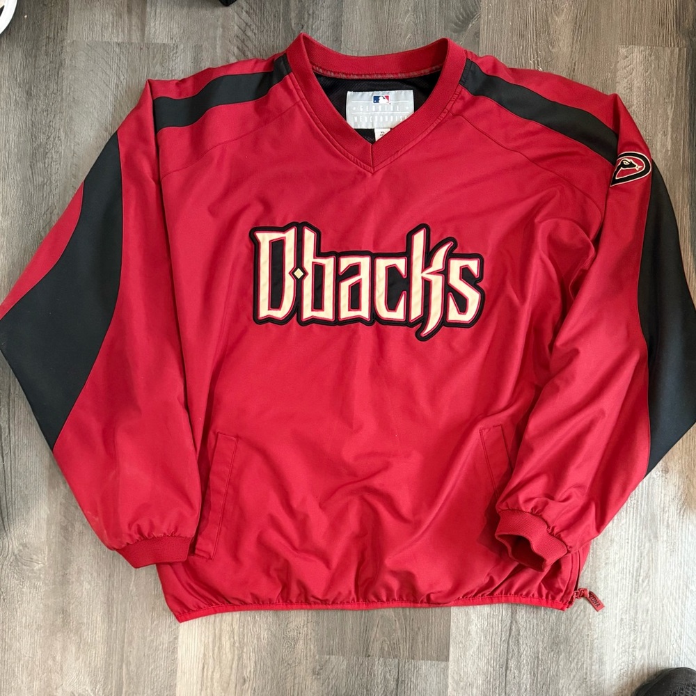 MLB Genuine Merchandise Arizona Diamondbacks D-BACKS Pullover Jacket Sz(XL)